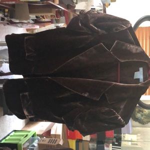 Rayon silk velvet jet